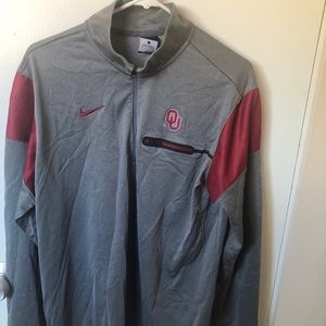 University of Oklahoma gray pull over